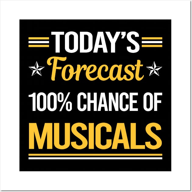 Today Forecast Musicals Wall Art by symptomovertake